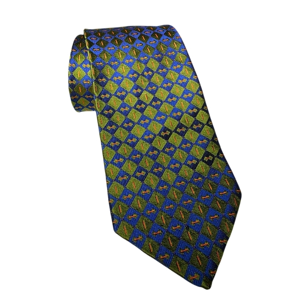 NAUTICA Elegant Geometric Patterned Tie